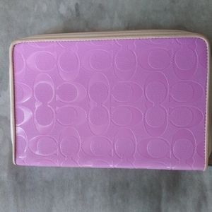 " Coach Pink IPad Holder Beach PVC Reader "